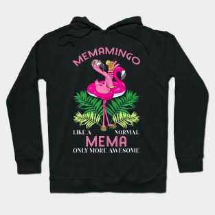 Memamingo Mema Flamingo Love Grandma Grandmother Grandmommy Hoodie